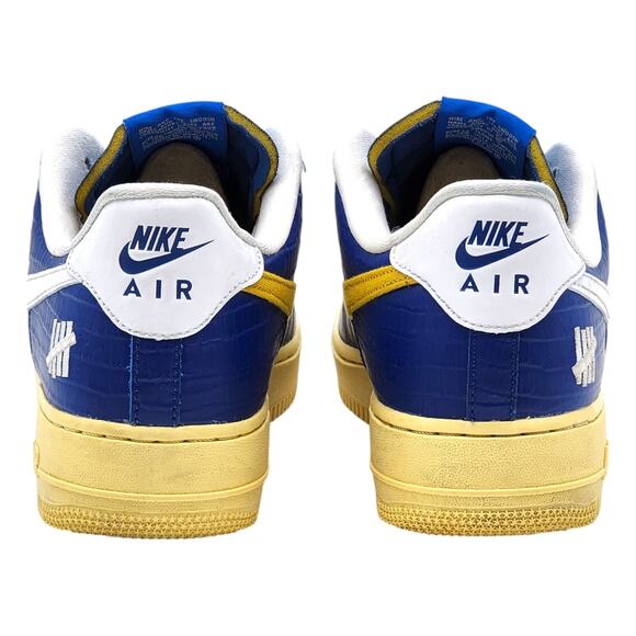 Nike Undefeated AF1 Low SP 5 On It DM8462-400 Leather Sneakers Blue 9.5 - Picture 6 of 10